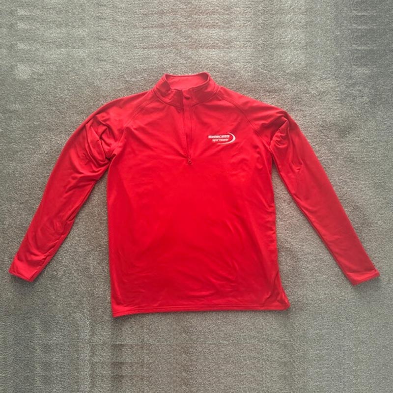 Red Unisex Long sleeve pullover